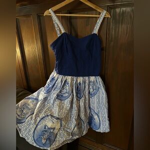 Bernie Dexter XL Cat cameo print dress